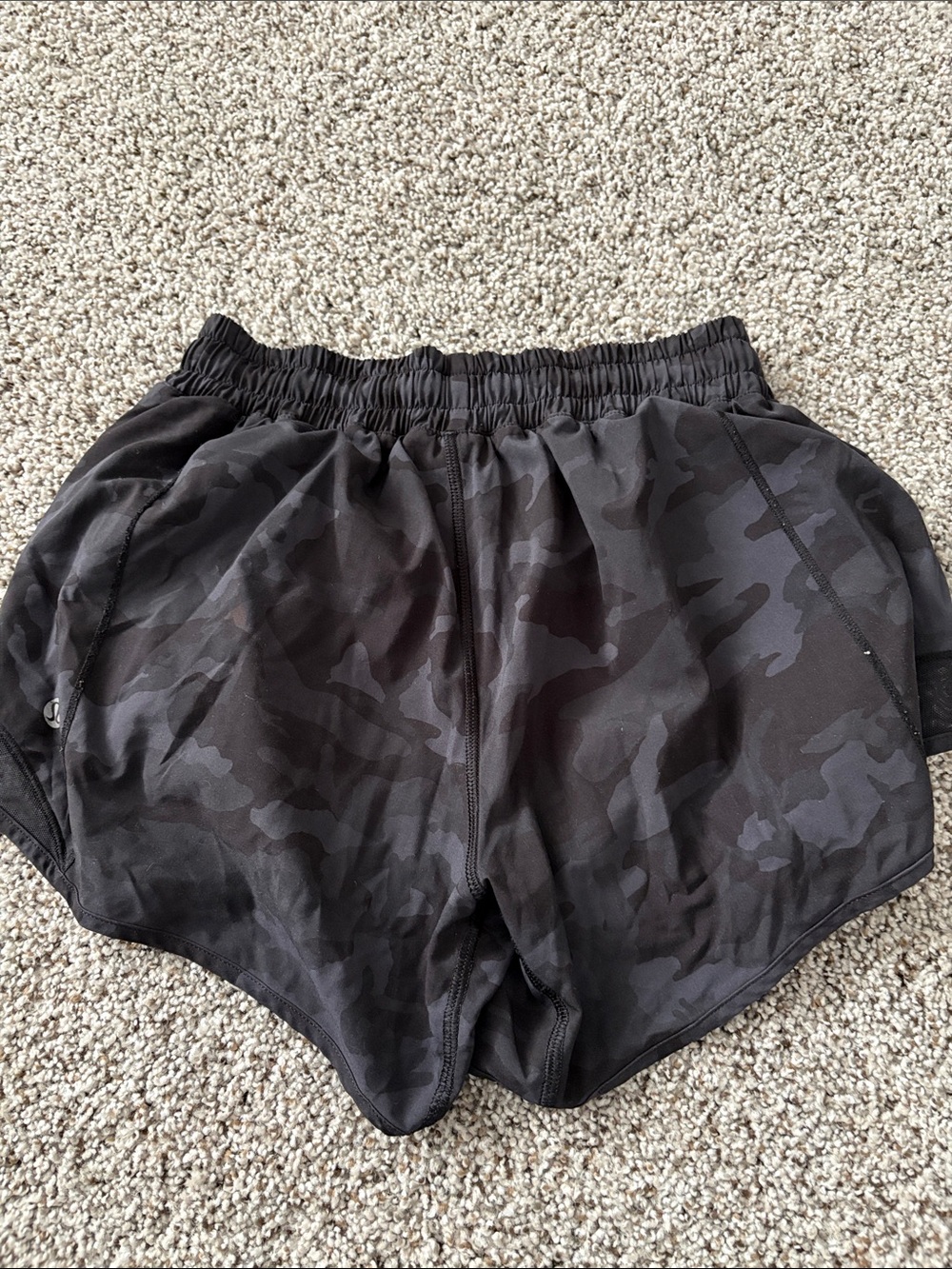 lululemon athletica Black Camo Running Shorts - Picture 3 of 4